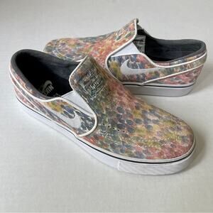 Nike SB Zoom Stefan Janoski Skateboarding Slip-On Watercolor Suede Men’s 4.5